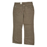 Carhartt Trousers - 30W UK 10 Brown Cotton