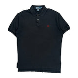 Polo By Ralph Lauren Polo Shirt - Medium Black Cotton