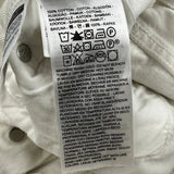 Levis Denim Shorts - 29W UK 10 White Cotton