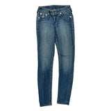 True Religion Skinny Jeans - 22W UK 0 Blue Cotton