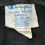 Champion Reverse Weave Hoodie - Small Black Cotton