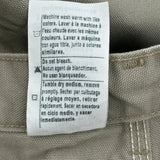 Original Dungaree Fit Carhartt Carpenter Trousers - 36W 30L Khaki Cotton