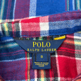 Age 8 Polo By Ralph Lauren Checked Flannel Shirt - Small Multicoloured Cotton
