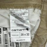 Carhartt Cargo Pants - 38W 32L Khaki Cotton
