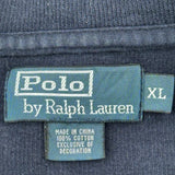 Polo By Ralph Lauren 1/4 Zip - XL Navy Cotton
