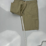 Dickies Cargo Shorts - 32W 11L Khaki Polyester Blend
