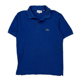 Lacoste Polo Shirt - Small Blue Cotton