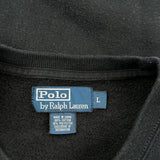 Polo By Ralph Lauren Sweatshirt - Large Black Cotton