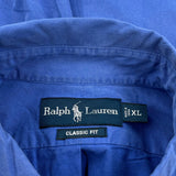 Ralph Lauren Shirt - XL Blue Cotton