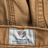 Made In USA Tyndale Carpenter Trousers - 36W 30L Brown Cotton
