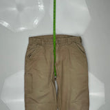 Carhartt Carpenter Trousers - 34W 30L Khaki Cotton