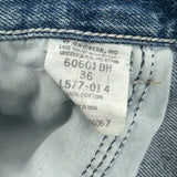 Wrangler Denim Shorts - 34W 9L Blue Cotton