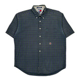 Tommy Hilfiger Shirt - Large Blue Cotton