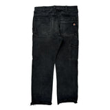 Dickies Carpenter Jeans - 36W 27L Black Cotton