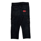 Unbranded Cargo Pants - 33W 24L Black Cotton