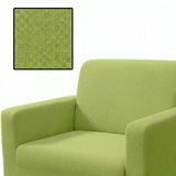 Anyhouz 1 Seater Sofa Cover Plain Apple Green Style and Protection For Living Room Sofa Chair Elastic Stretchable Slipcover