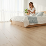 Anyhouz 20pcs Vinyl Floor Tiles – Natural Oak Wood Grain, Waterproof, Easy Install