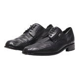 GALLUS Oxford Shoes Black Leather Mens UK 8