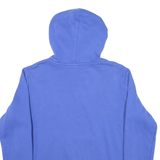 NIKE Womens Blue Thunder Soccer Pullover Hoodie L Cotton Blend Jersey Drawstring