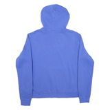 NIKE Womens Blue Thunder Soccer Pullover Hoodie L Cotton Blend Jersey Drawstring