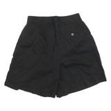 VAN HEUSEN Womens Black Casual Shorts M W30 Cotton Blend Comfortable Stylish