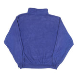 Mens Blue Casual Zip Jacket L Polyester Blend Plain Warm Comfortable Lightweight
