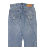 LEVI'S Mens Jeans Blue Regular Straight Denim Light W32 L28 Classic Fit Zip