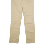 LEVI'S Mens Cotton Blend Beige Slim Tapered Trousers W29 L32 Casual Zip Closure