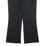 DICKIES Womens Cotton Blend Black Slim Flared Trousers W38 L30 Workwear