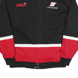 WINNERS CIRCLE Mens Black & Red Racing Jacket XL Cotton Blend Motorsport