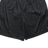 CHAMPION Mens Black Casual Shorts L W32 Polyester Blend Sportswear