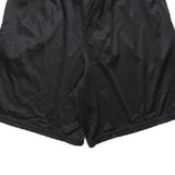 CHAMPION Mens Black Casual Shorts L W32 Polyester Blend Sportswear
