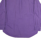 TOMMY HILFIGER Mens Purple Cotton Button Down Shirt XL Classic Fit Casual
