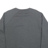 CHAMPION Womens Grey Cotton Blend Crew Neck Sweatshirt L Casual Pullover