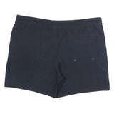 LYLE & SCOTT Mens Navy Casual Shorts M W36 Drawstring Waist Logo Embroidered