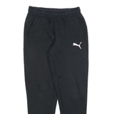 PUMA Mens Joggers Black Slim Tapered S W26 L28 Cotton Blend Casual Activewear