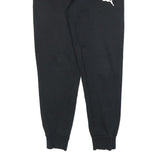 PUMA Mens Joggers Black Slim Tapered S W26 L28 Cotton Blend Casual Activewear