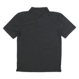 CARHARTT Mens Black Short Sleeve Plain S Cotton Blend Polo Shirt Workwear
