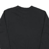 CHAMPION Mens Black Crew Neck S Cotton Blend Pullover Sweatshirt