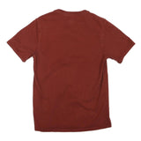 LEVI'S Mens Red S Short Sleeve Crew Neck Logo Graphic T-Shirt Cotton Blend