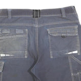 DICKIES Mens Shorts Blue Casual Cargo Cotton Blend L W34 Workwear