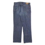 HIS Mens Blue Regular Fit Straight Leg Denim Jeans W36 L34 Button Closure