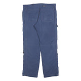 SCHOFFEL Mens Blue Polyester Blend Regular Straight Trousers W36 L32 Outdoor
