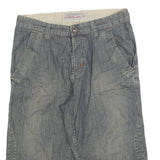 AUTHENTIC QUALITY Mens Shorts Blue Casual L W34 Cotton Blend Lightweight