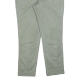 GAP Womens Cotton Blend Slim Beige Trousers W30 L27 Casual Zip Fastening