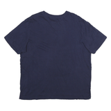 PUMA Mens Blue Logo Graphic T-Shirt L Short Sleeve Crew Neck Cotton Blend