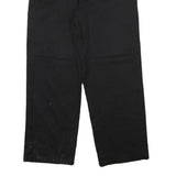 DICKIES Mens Cotton Blend Black Regular Straight Trousers W36 L30 Workwear Zip
