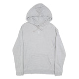 ADIDAS Womens Grey Hoodie UK 18 Cotton Blend Pullover Casual Hooded Sweatshirt