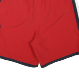 CHAPS Mens Shorts Red Navy & White Casual Cargo L W34 Stylish Summer Wear
