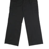 DICKIES Mens Polyester Blend Black Regular Straight Fit Trousers W32 L32